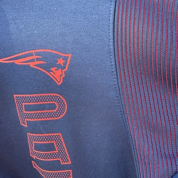 Patriots Nike On Field Team Apparel Full-Zip Hoodie - Picture 2 of 7